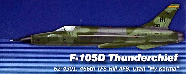 F-105D サンダーチーフ マイ・カルマ 完成品 (ホビーマスター 1/72 エアパワー シリーズ （ジェット） No.HA2507) 商品画像_1