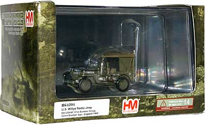 ウィリス MB ジープ アメリカ陸軍航空隊 完成品 (ホビーマスター 1/72 グランドパワー シリーズ No.HG4204) 商品画像