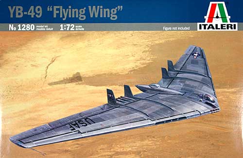 ノースロップ YB-49 フライング・ウイング プラモデル (イタレリ 1/72 航空機シリーズ No.1280) 商品画像