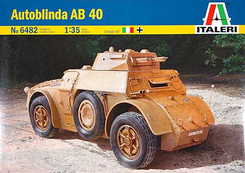 アウトブリンダ AB40 装甲車 プラモデル (イタレリ 1/35 ミリタリーシリーズ No.6482) 商品画像