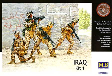 アメリカ 現用海兵隊 中東治安配備 (IRAQ Kit 1) プラモデル (マスターボックス 1/35 ミリタリーミニチュア No.MB3575) 商品画像