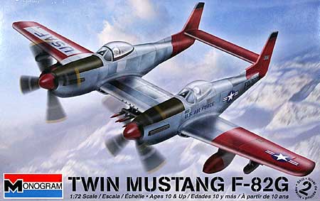 F-82G ツインムスタング プラモデル (レベル/モノグラム 1/72 飛行機モデル No.85-5257) 商品画像