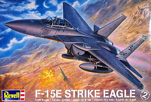 F-15E ストライクイーグル プラモデル (レベル 1/48 飛行機モデル No.85-5511) 商品画像