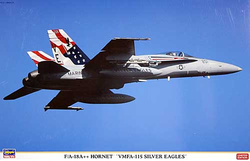 F/A-18A++ ホーネット VMFA-115 シルバーイーグルス プラモデル (ハセガワ 1/48 飛行機 限定生産 No.09920) 商品画像