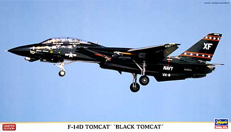 F-14D トムキャット ブラック トムキャット プラモデル (ハセガワ 1/72 飛行機 限定生産 No.01908) 商品画像