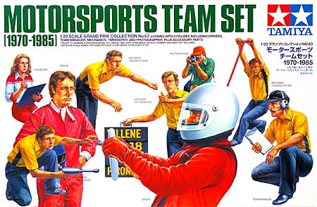 モータースポーツチームセット 1970-1985 プラモデル (タミヤ 1/20 グランプリコレクションシリーズ No.063) 商品画像