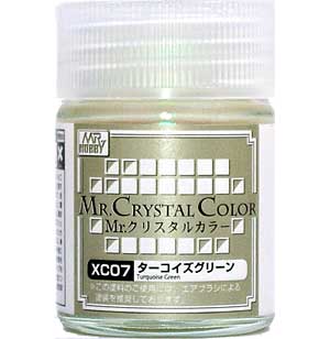 ターコイズグリーン 塗料 (GSIクレオス Mr.クリスタルカラー No.XC007) 商品画像