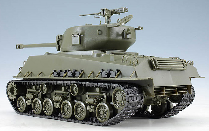 アメリカ中戦車 M4A3E8 シャーマン イージーエイト バリューギア製 レジンパーツ付 (アスカモデル 1/35 プラスチックモデルキット No.35-20S) トラックの商品画像
