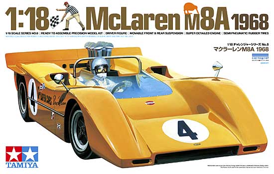 マクラーレン M8A 1968 プラモデル (タミヤ マクラーレンモデルキット コレクション No.10008) 商品画像