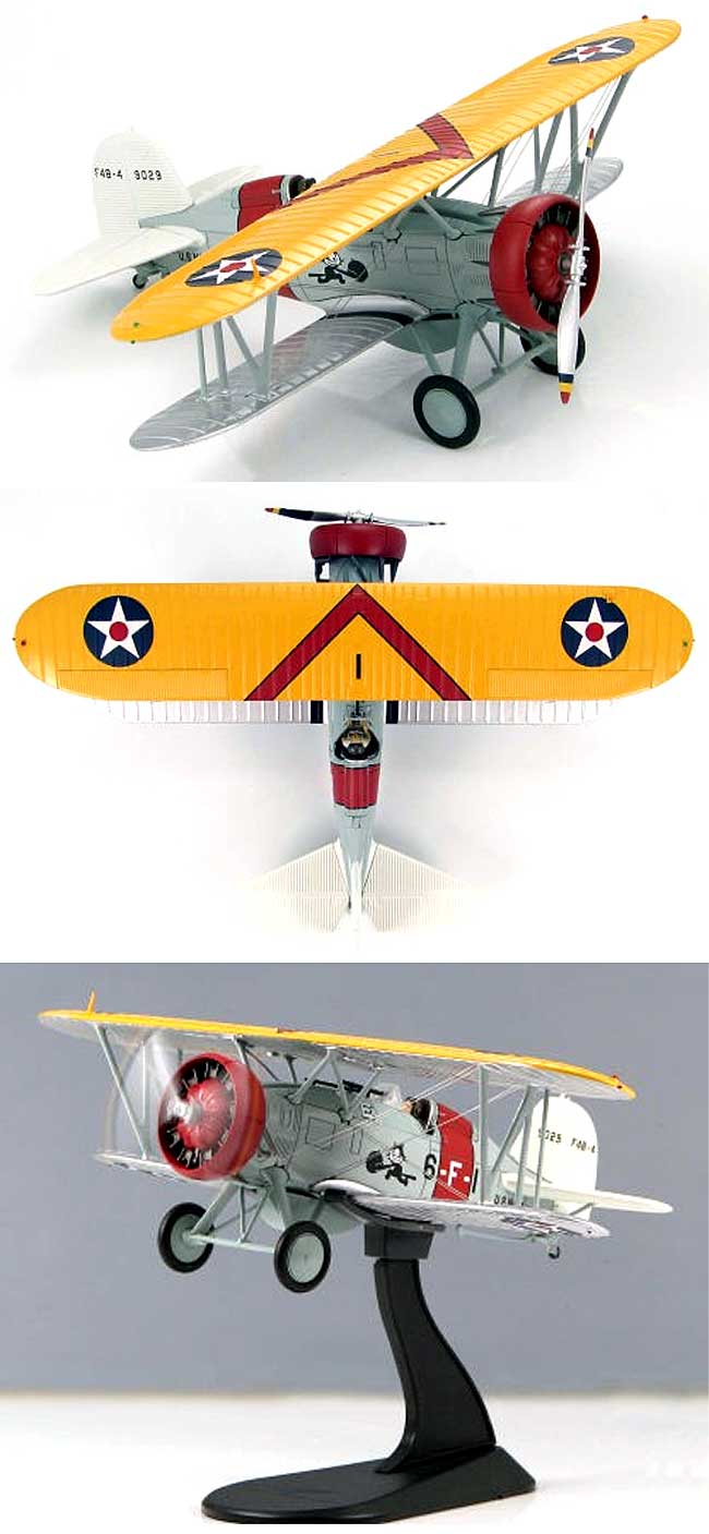 ボーイング F4B-4 USS サラトガ 完成品 (ホビーマスター 1/48 エアパワー シリーズ （レシプロ） No.HA7901) 商品画像_3