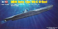 ホビーボス 1/350 艦船モデル ドイツ海軍 UボートType 7C