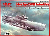 ICM 1/72 シップ＆ボート ドイツ ゼーフント小型潜水艇 後期型 27型