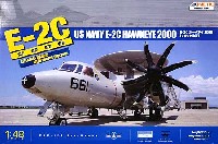 キネティック 1/48 エアクラフト プラモデル E-2C ホークアイ 2000　アメリカ海軍