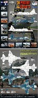 トゥーボブス 1/48 エアクラフト用 デカール F-5E タイガー 2 太平洋空軍 ゴマーズ パート 1