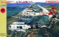 ドラゴン 1/144 ウォーバーズ （プラキット） SH-60F HS-14 チャージャーズ & SH-60B HSL-51 ウォーローズ」 (2機セット)