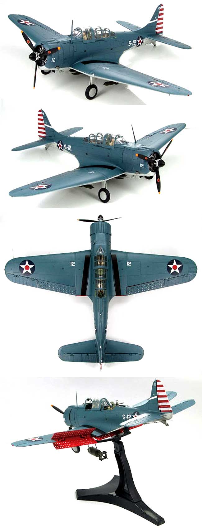 SBD-3 ドーントレス 珊瑚海海戦スペシャル 完成品 (ホビーマスター 1/32 エアパワーシリーズ No.HA0204) 商品画像_3