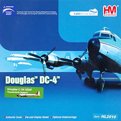 C-54 スカイマスター サンダーバーズ 完成品 (ホビーマスター 1/200 旅客機シリーズ No.HL2010) 商品画像