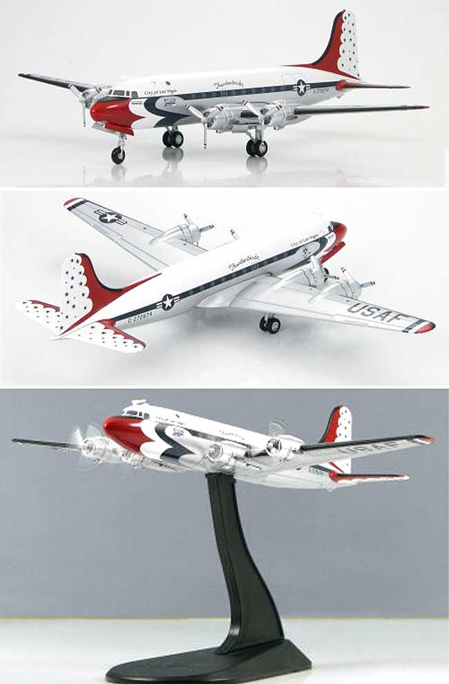 C-54 スカイマスター サンダーバーズ 完成品 (ホビーマスター 1/200 旅客機シリーズ No.HL2010) 商品画像_3
