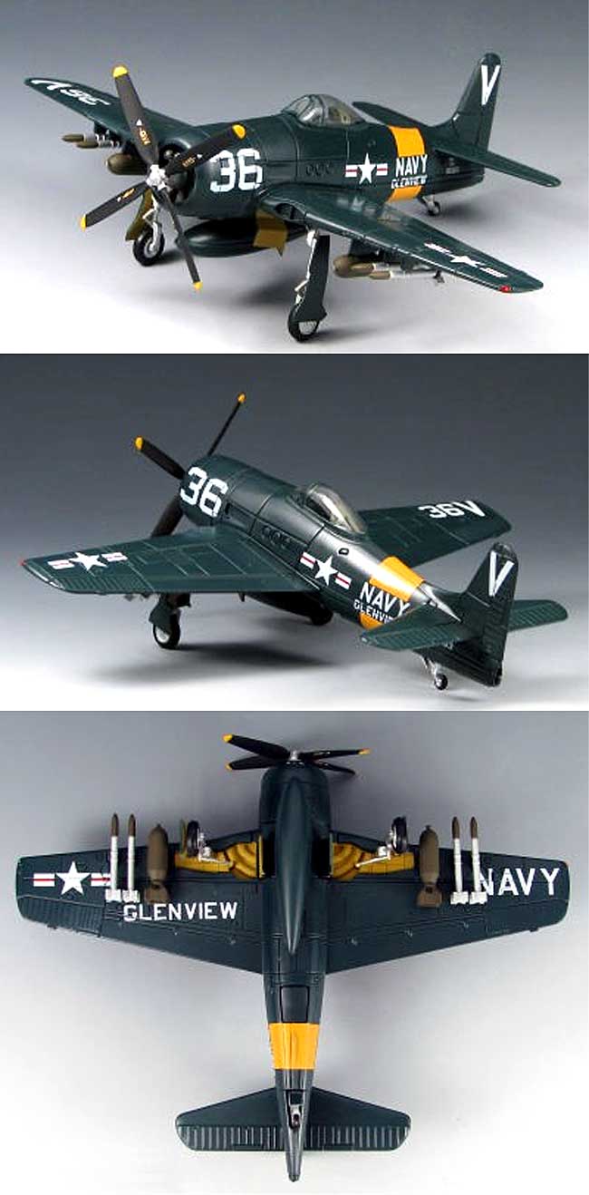 F8F-1 ベアキャット グレン・ビュー海軍基地 完成品 (スカイマックス 1/72 完成品モデル No.SM1007) 商品画像_3