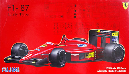 フェラーリ F1-87 アーリータイプ (前期型) プラモデル (フジミ 1/20 GPシリーズ No.旧GP020) 商品画像