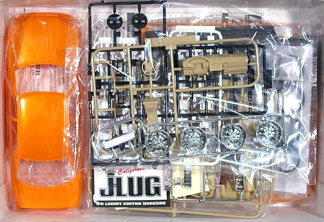 21 セルシオ (22インチ ヒプノティック・マキ) プラモデル (アオシマ 1/24 J-LUGシリーズ No.002) 商品画像_1