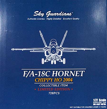 F/A-18C ホーネット チッピー・ホー 2004 完成品 (ウイッティ・ウイングス 1/72 スカイ ガーディアン シリーズ （現用機） No.74947) 商品画像