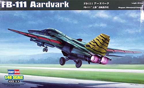 FB-111 アードバーク プラモデル (ホビーボス 1/48 エアクラフト シリーズ No.80351) 商品画像