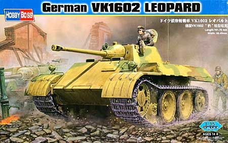 ドイツ偵察軽戦車 Vk1602 レオパルト プラモデル (ホビーボス 1/35 ファイティングビークル シリーズ No.82460) 商品画像