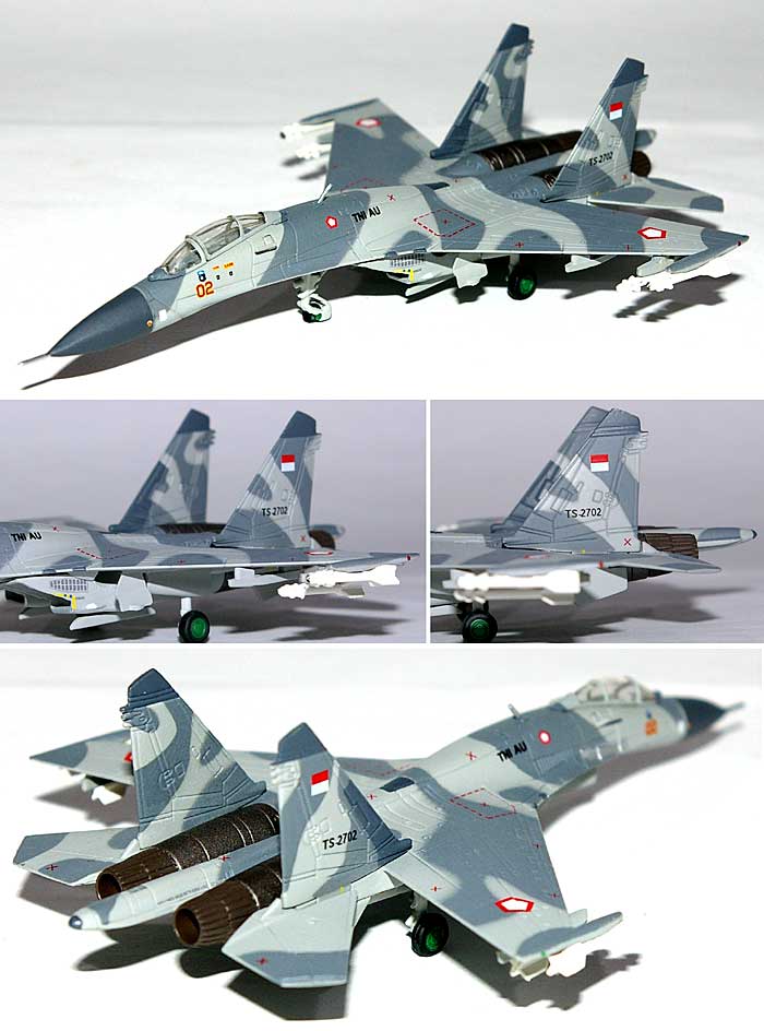 スホーイ Su-27 フランカー インドネシア空軍 第11戦闘航空飛行隊 完成品 (ヘルパ herpa Wings （ヘルパ ウイングス） No.553650) 商品画像_1
