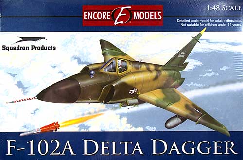 F-102A デルタダガー プラモデル (スコードロンプロダクツ ENCORE E MODELS No.48001) 商品画像