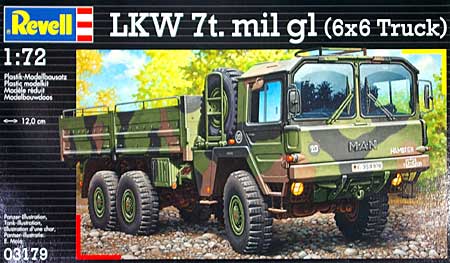 MAN LKW 7t mil gl 6輪トラック プラモデル (レベル 1/72 ミリタリー No.03179) 商品画像