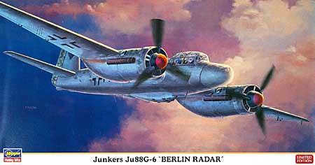 ユンカース Ju-88G-6 ベルリンレーダー プラモデル (ハセガワ 1/72 飛行機 限定生産 No.01916) 商品画像