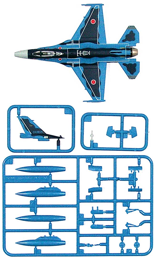 F-2A/B 群青の防人 プラモデル (童友社 1/144 現用機コレクション No.017) 商品画像_2