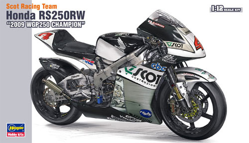 スコット レーシングチーム ホンダ RS250RW 2009 WGP チャンピオン プラモデル (ハセガワ 1/12 バイクシリーズ No.BK-001) 商品画像