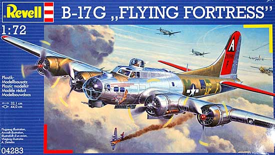 B-17G フライングフォートレス プラモデル (レベル 1/72 Aircraft No.04283) 商品画像