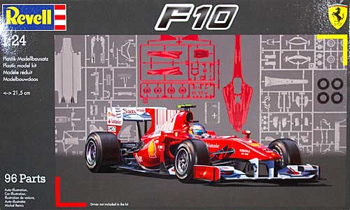 フェラーリ F10 プラモデル (レベル 1/24 F1モデル No.07099) 商品画像