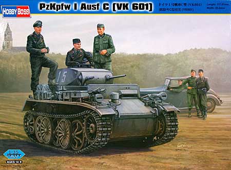 ドイツ 1号戦車 C型 (VK601) プラモデル (ホビーボス 1/35 ファイティングビークル シリーズ No.82431) 商品画像