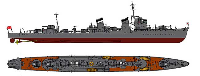 日本海軍 特1型 (吹雪) 駆逐艦 東雲 (しののめ) プラモデル (ピットロード 1/700 スカイウェーブ W シリーズ No.SPW008) 商品画像_2