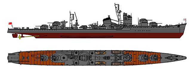 日本海軍 秋月型駆逐艦 宵月 プラモデル (ピットロード 1/700 スカイウェーブ W シリーズ No.SPW012) 商品画像_2