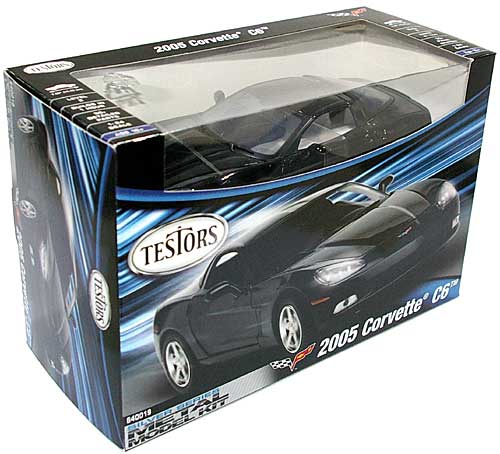 2005 コルベット C6 プラモデル (テスター シルバー シリーズ （METAL MODEL KIT） No.640019) 商品画像