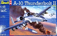 レベル 1/48 飛行機モデル A-10A サンダーボルト 2