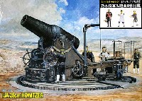 ピットロード 1/35 グランドアーマーシリーズ 日本陸軍 28cm榴弾砲 (乃木将軍&砲兵6体付属)