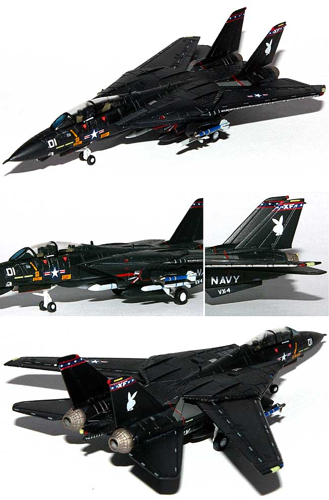 F-14A トムキャット VX-4 エバリュエーターズ ブラックバニー 完成品 (ホーガンウイングス M-SERIES No.6573) 商品画像_1