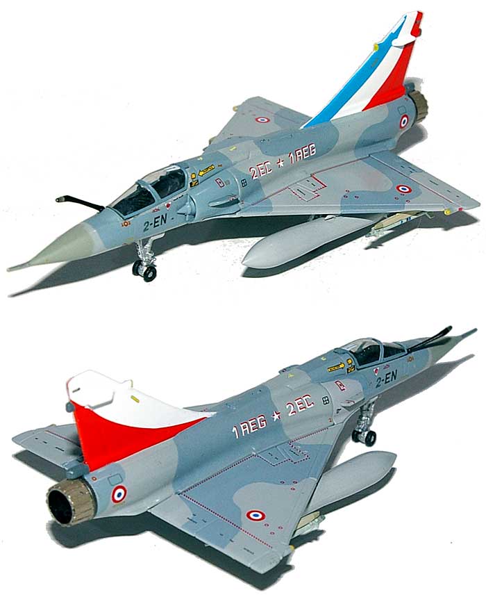 ミラージュ 2000C フランス空軍 フレンチフラッグ 完成品 (ホーガンウイングス M-SERIES No.7242) 商品画像_1