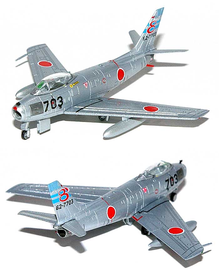 F-86F-40 セイバー 航空自衛隊 第82航空隊 第8飛行隊 岩国基地 1967年 (62-7703) 完成品 (ホーガンウイングス M-SERIES No.7389) 商品画像_1