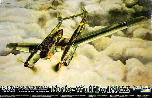 フォッケウルフ Fw189A2 プラモデル (グレートウォールホビー 1/48 ミリタリーエアクラフト プラモデル No.L4803) 商品画像