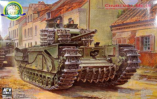 チャーチル歩兵戦車 Mk.4 (Mk.5 L50 6ポンド砲 搭載型) プラモデル (AFV CLUB 1/35 AFV シリーズ No.AF35154) 商品画像