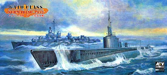 アメリカ海軍 ガトー級潜水艦 1942年型 プラモデル (AFV CLUB 1/350 潜水艦 No.SE73510) 商品画像