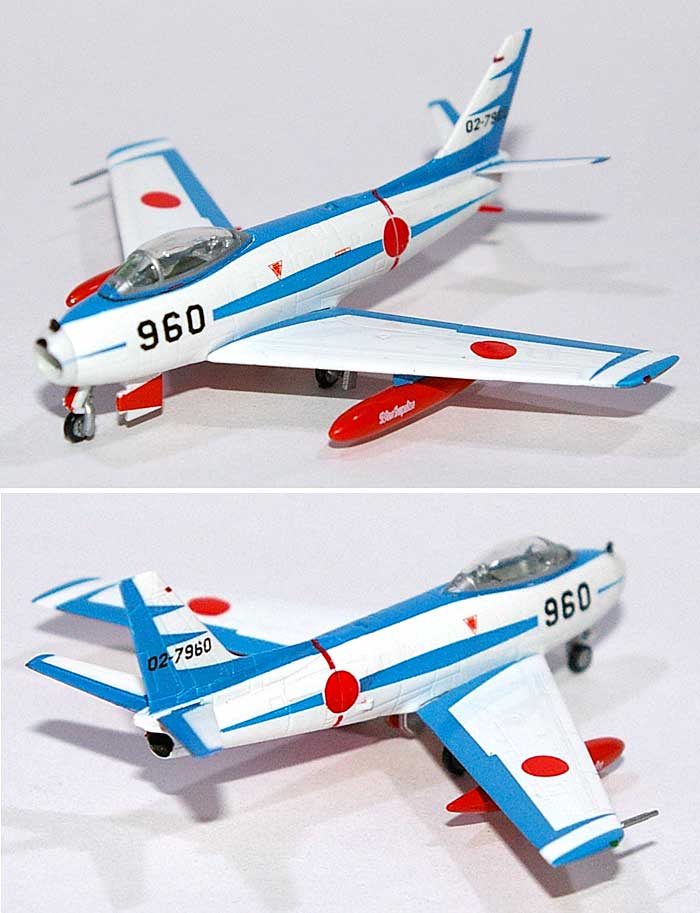 F-86F-40 第1航空団 (浜松基地) 戦技研究班 ブルーインパルス (02-7960) 完成品 (ワールド・エアクラフト・コレクション 1/200スケール ダイキャストモデルシリーズ No.22083) 商品画像_1