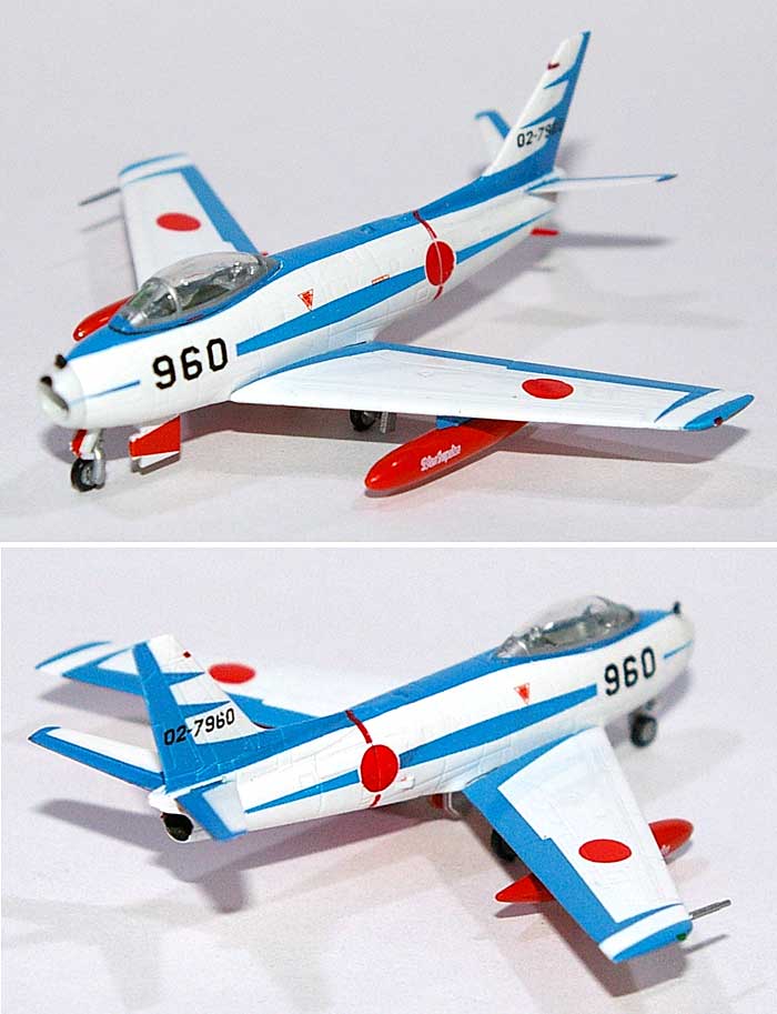F-86F-40 第1航空団 (浜松基地) 戦技研究班 ブルーインパルス (02-7960) 完成品 (ワールド・エアクラフト・コレクション 1/200スケール ダイキャストモデルシリーズ No.22083) 商品画像_1